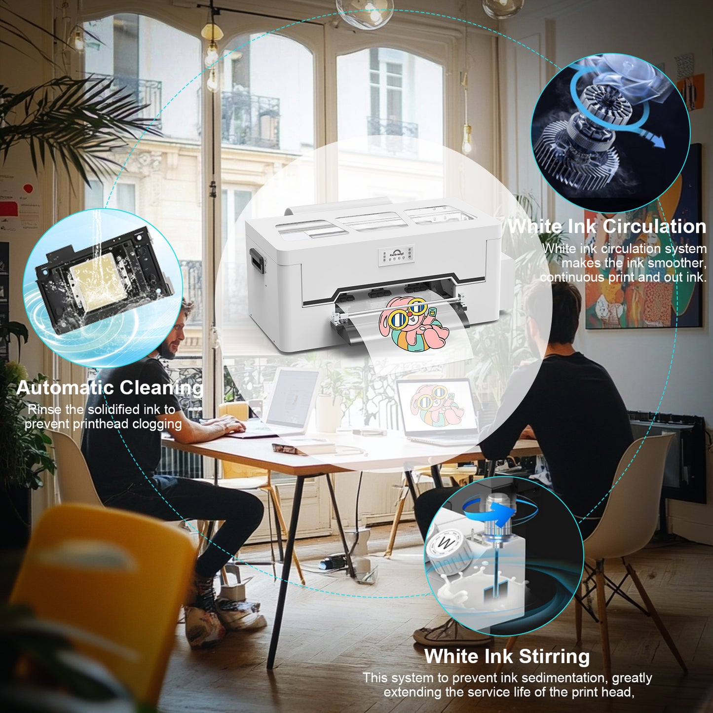 Peacock33 (Single XP600) A3 DTF Printer