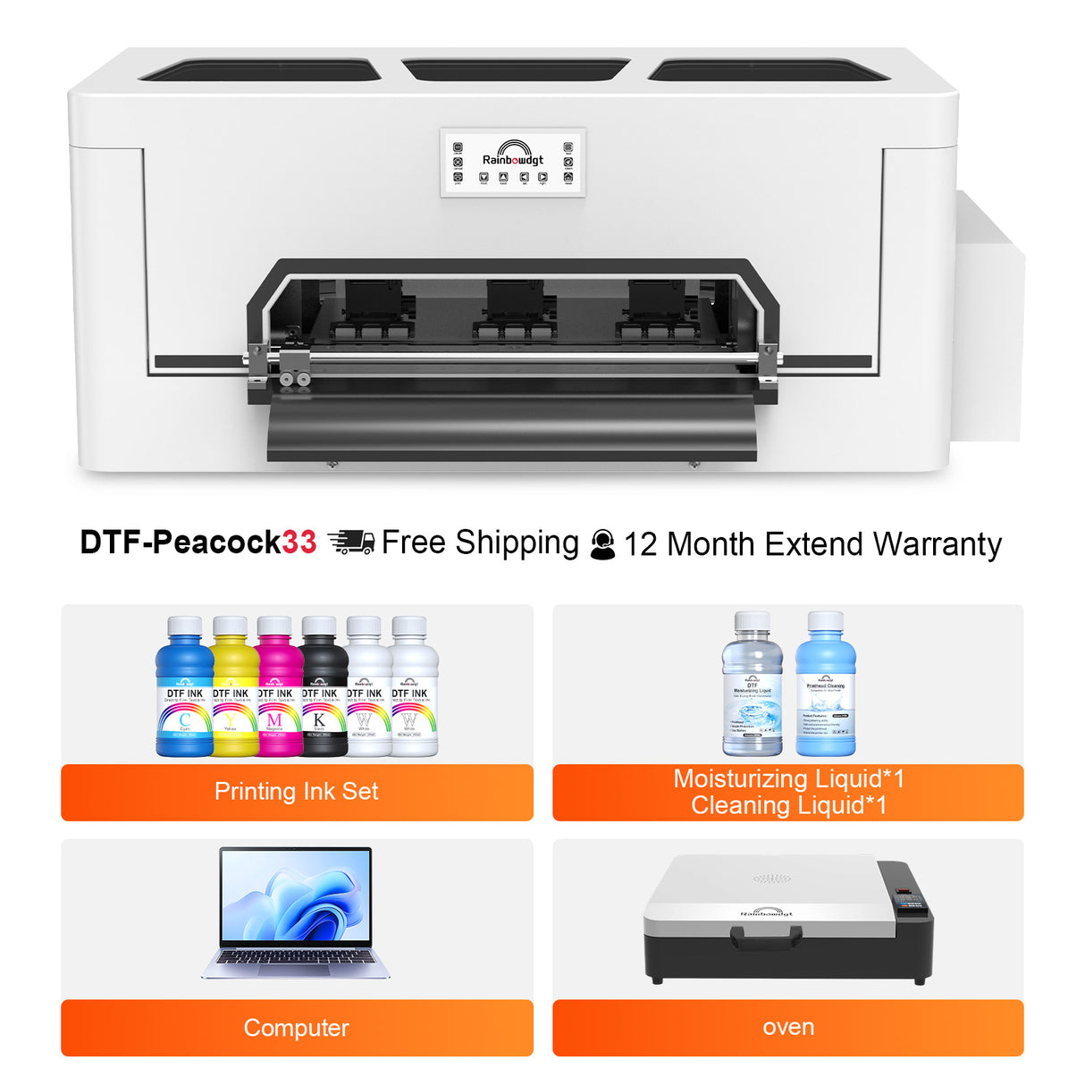 Peacock33 (XP600 simple) Impresora DTF A3