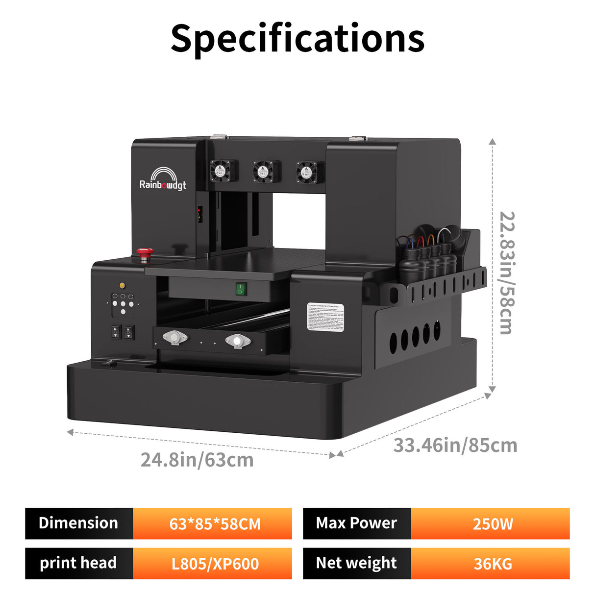 RB-3250 A3 Size UV Flatbed Printer