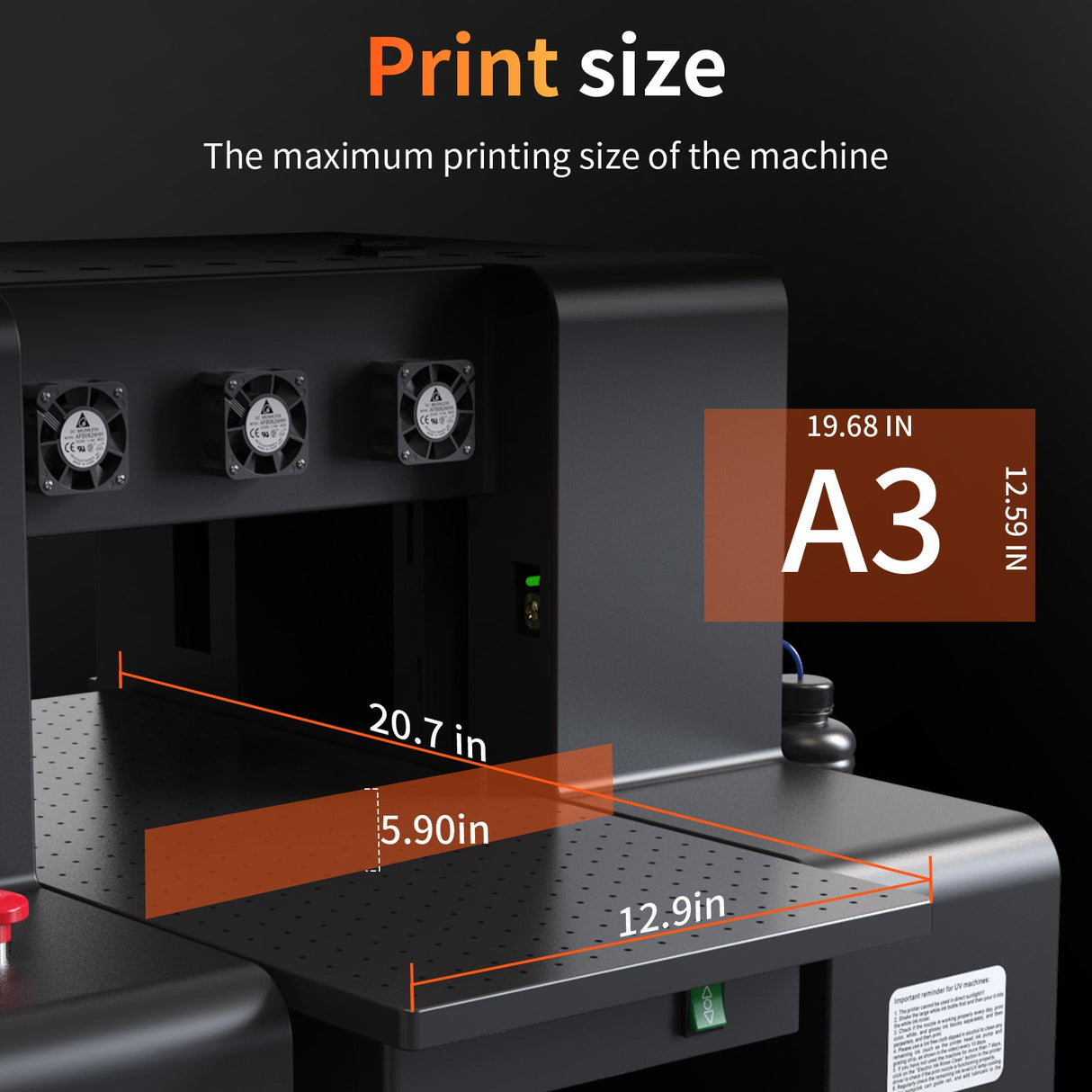 RB-3250 A3 Size UV Flatbed Printer