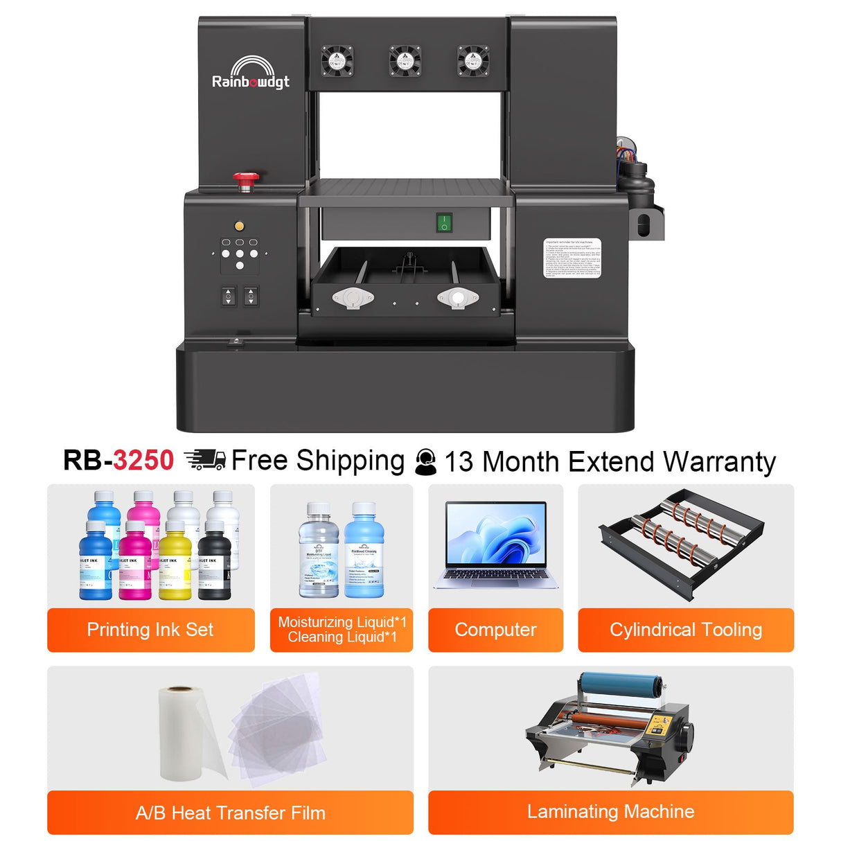 RB-3250 A3 Size UV Flatbed Printer