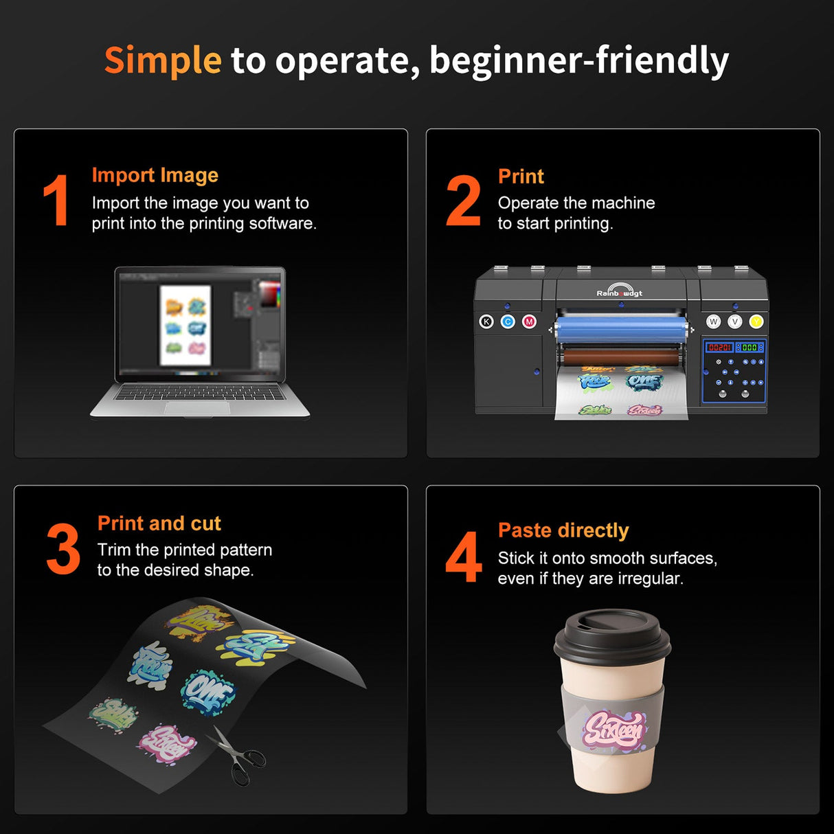 UVR-33 UV DTF Printer