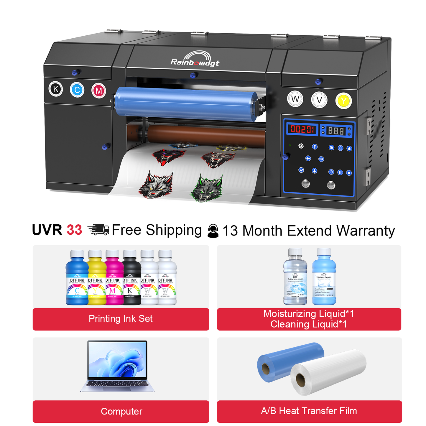 UVR-33 UV DTF Printer