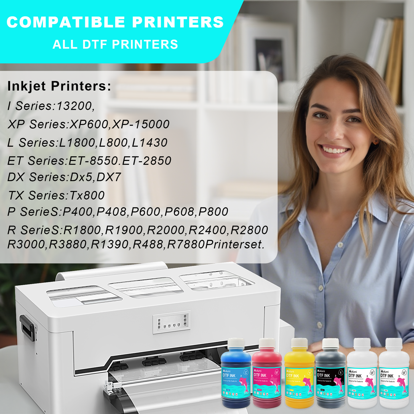 DTF Transfer Printing Ink Set