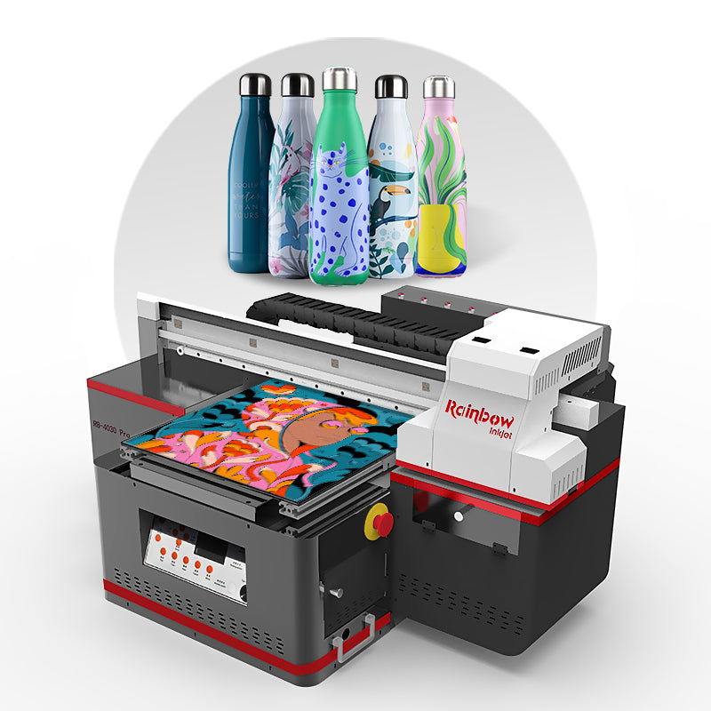 Compact A3 UV printer with Hiwin guideways, magnetic inspection windows, ideal for small workspace