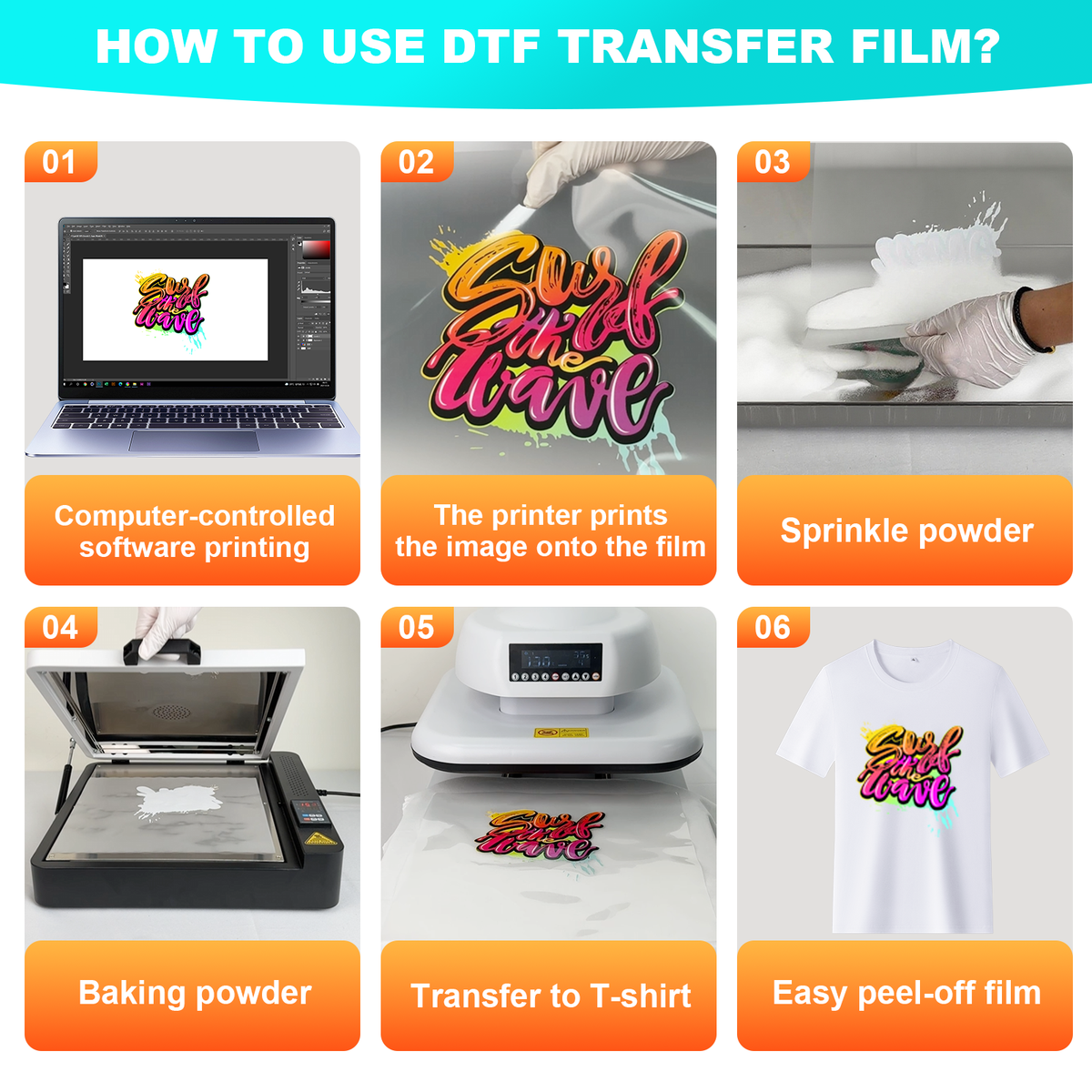 How to Apply DTF Transfers to Shirts: A Step-by-Step Guide – Rainbowdgt