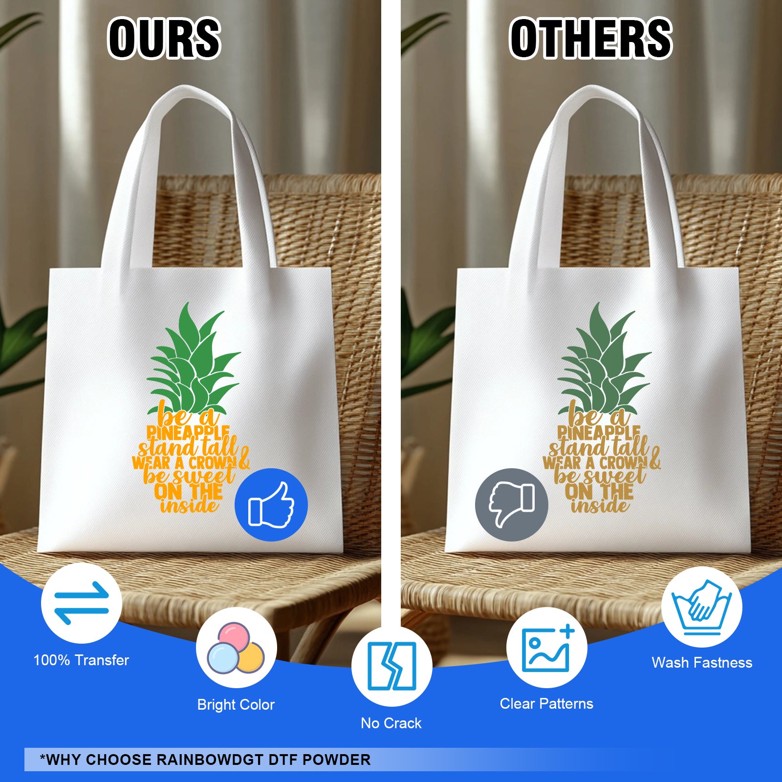 Rainbowdgt Direct to Transfer Film Powder