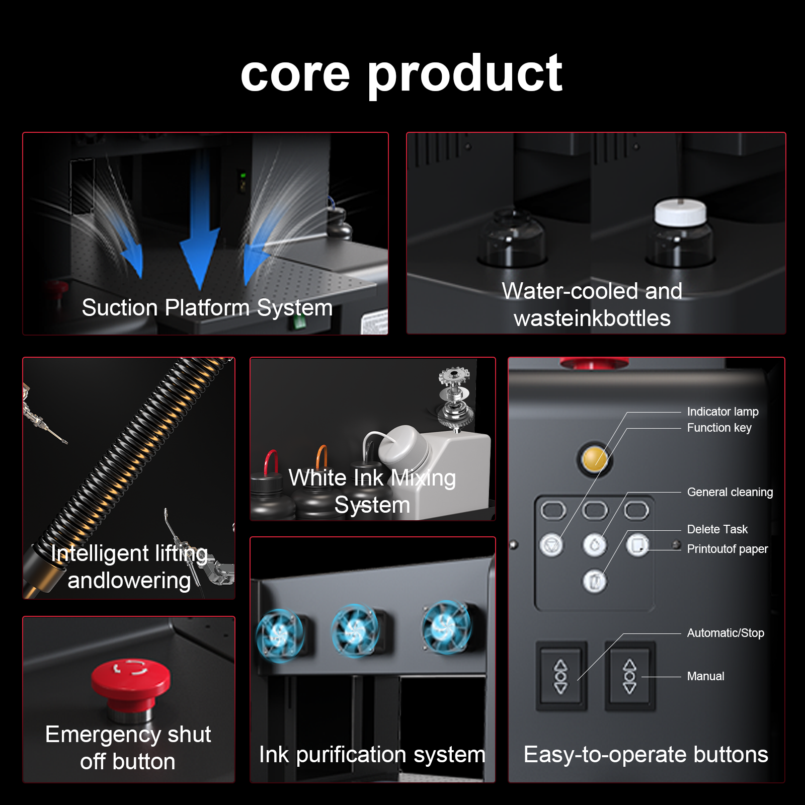 RB-3250 A3 Size UV Flatbed Printer