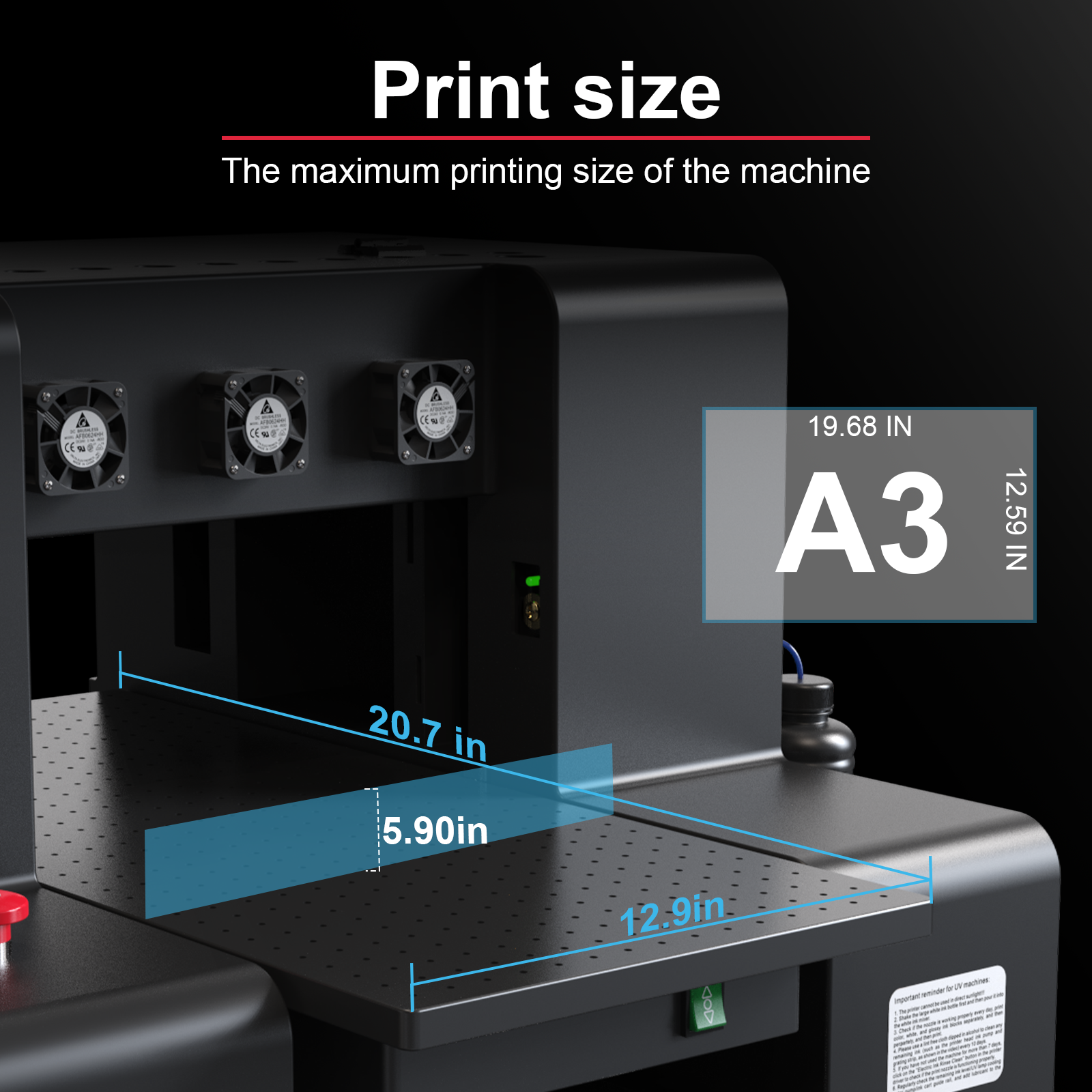 RB-3250 A3 Size UV Flatbed Printer