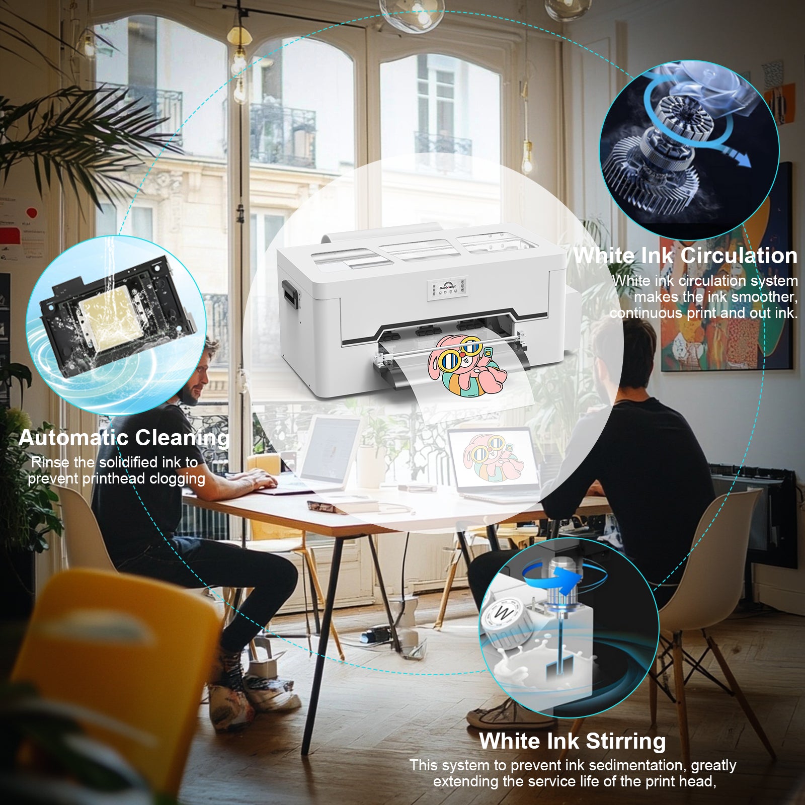 Peacock33 (Single XP600) A3 DTF Printer