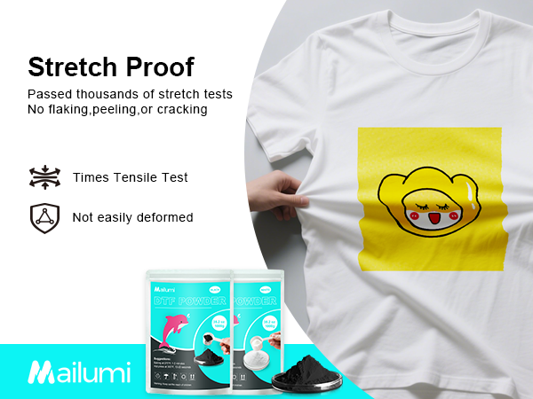 DTF Powder White/Black 1000g /35.3oz