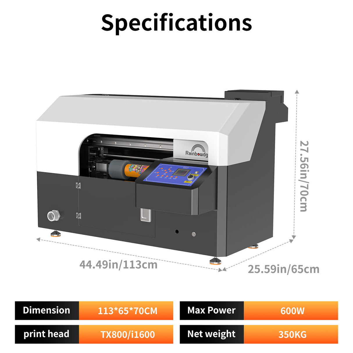 Imprimante cylindrique haute vitesse Nano 360R