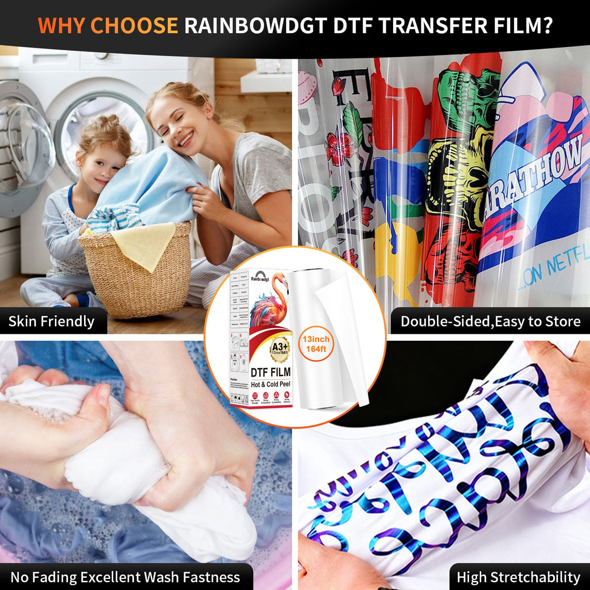 DTF Transfer Film Roll, Premium