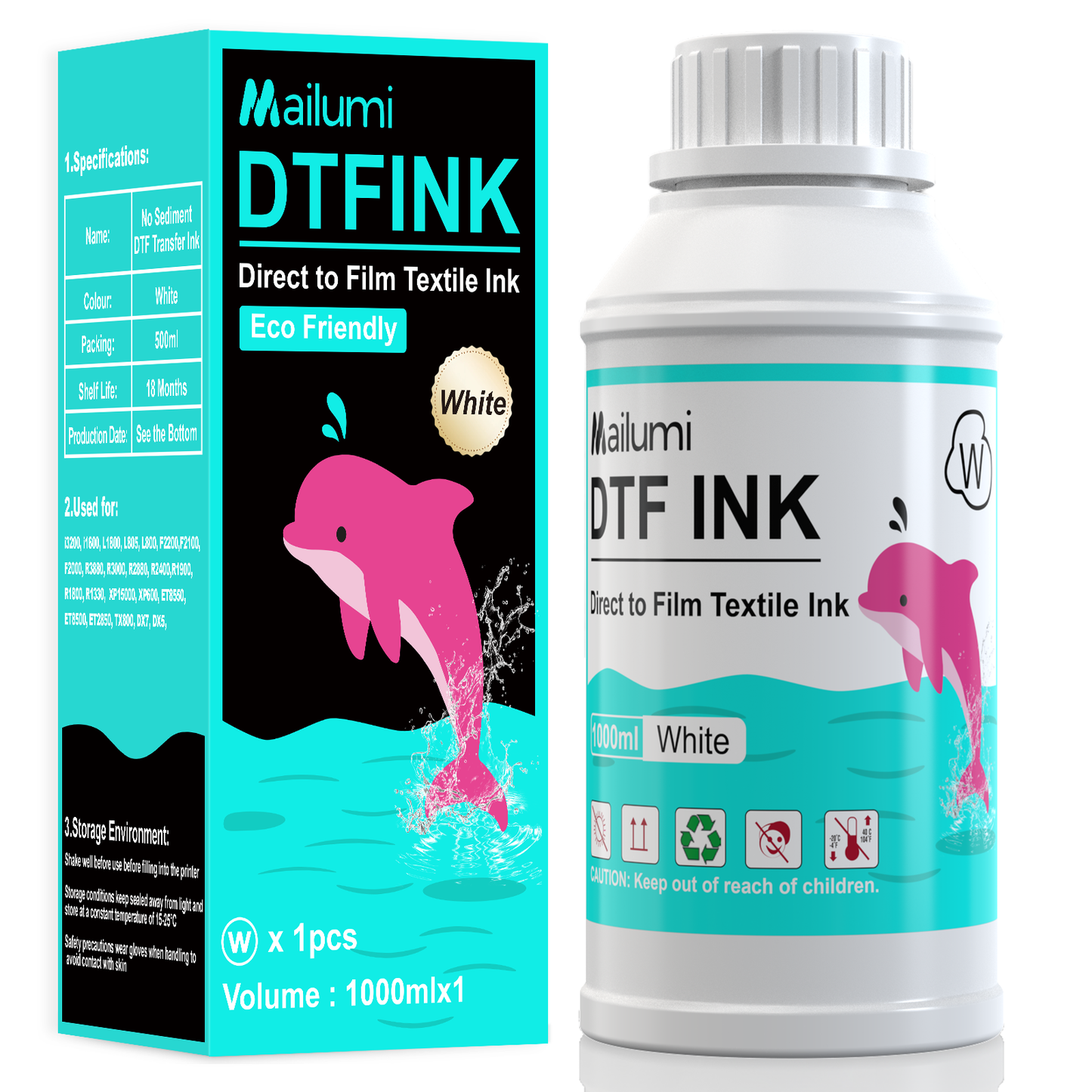 Mailumi DTF Transfer Printing Ink Set
