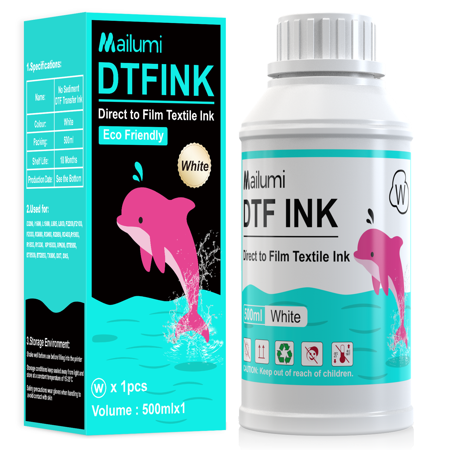 Mailumi DTF Transfer Printing Ink Set