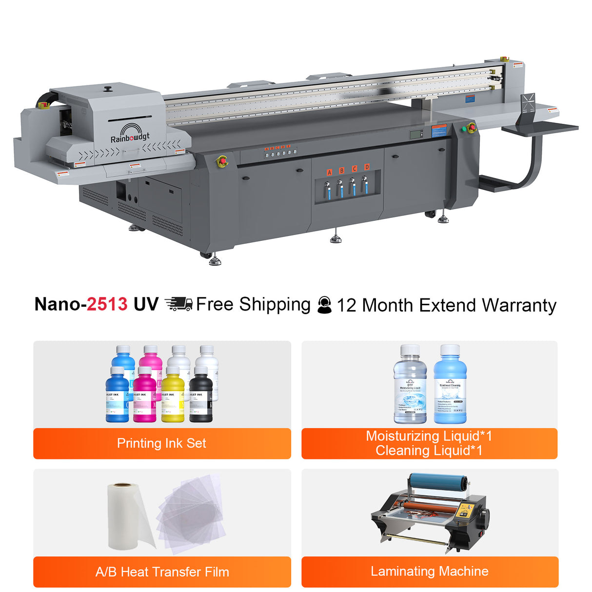 Nano-2513 UV Flatbed Printer