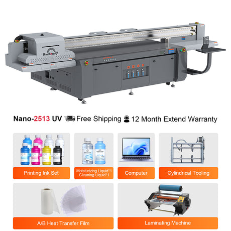 Nano-2513 UV Flatbed Printer