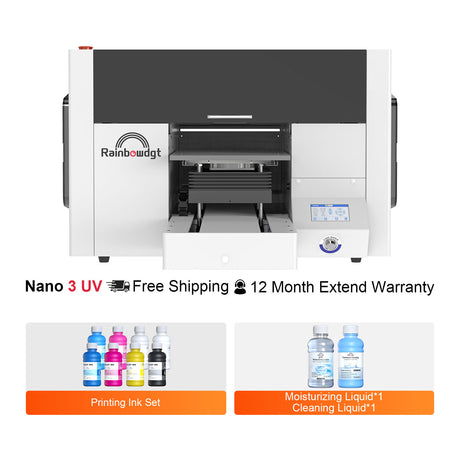 Nano 3 A3 Flatbed UV Printer