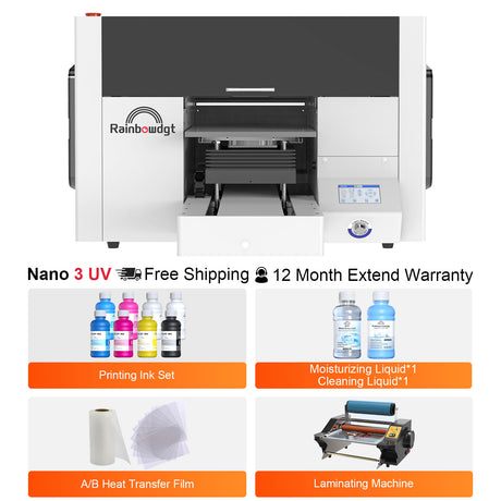 Nano 3 A3 Flatbed UV Printer