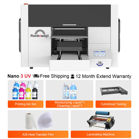 Nano 3 A3 Flatbed UV Printer
