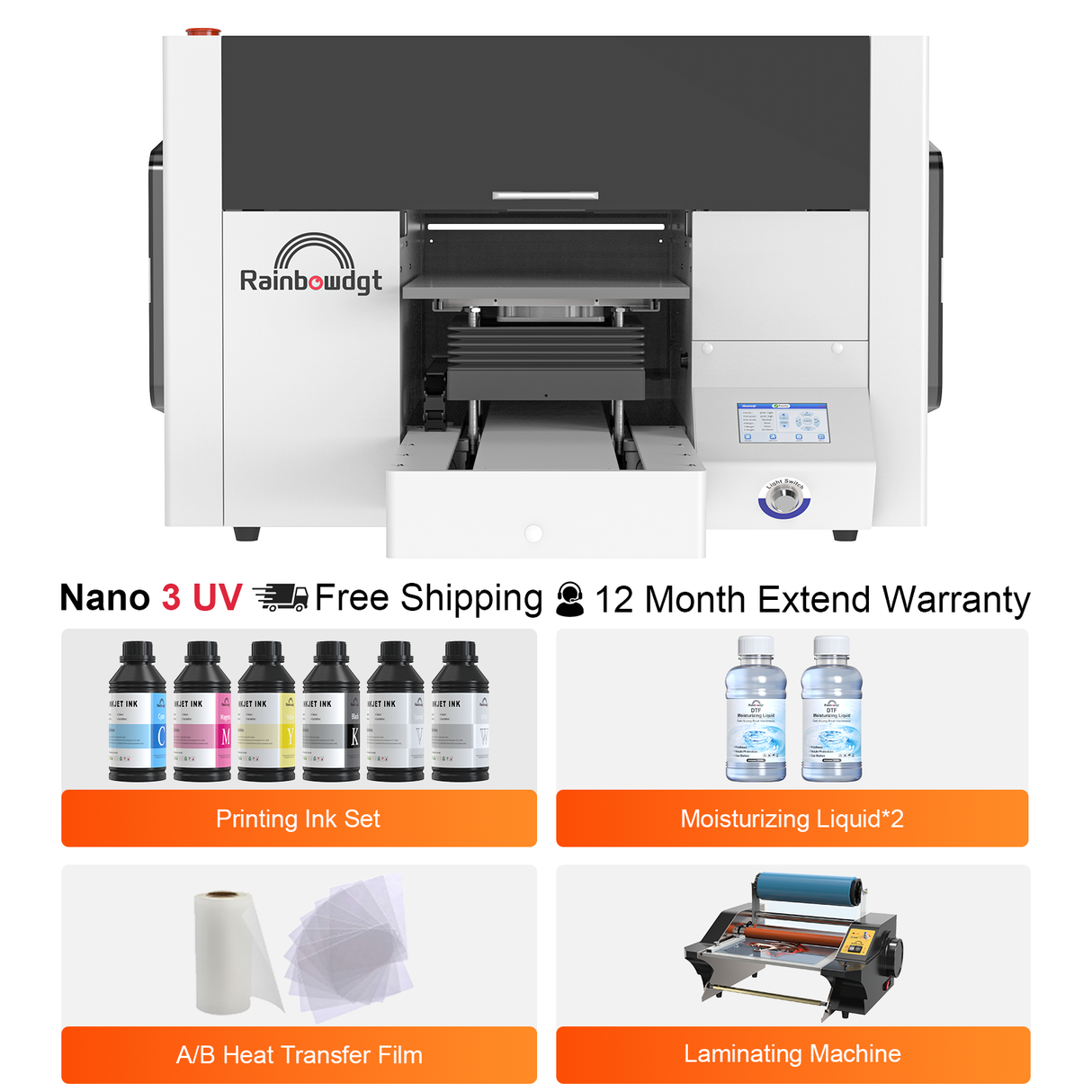 Impresora UV de cama plana Nano 3 A3