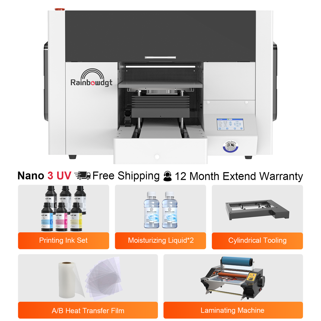 Impresora UV de cama plana Nano 3 A3