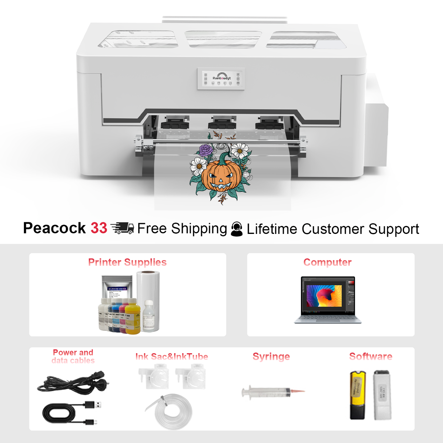 Peacock33 + Computer