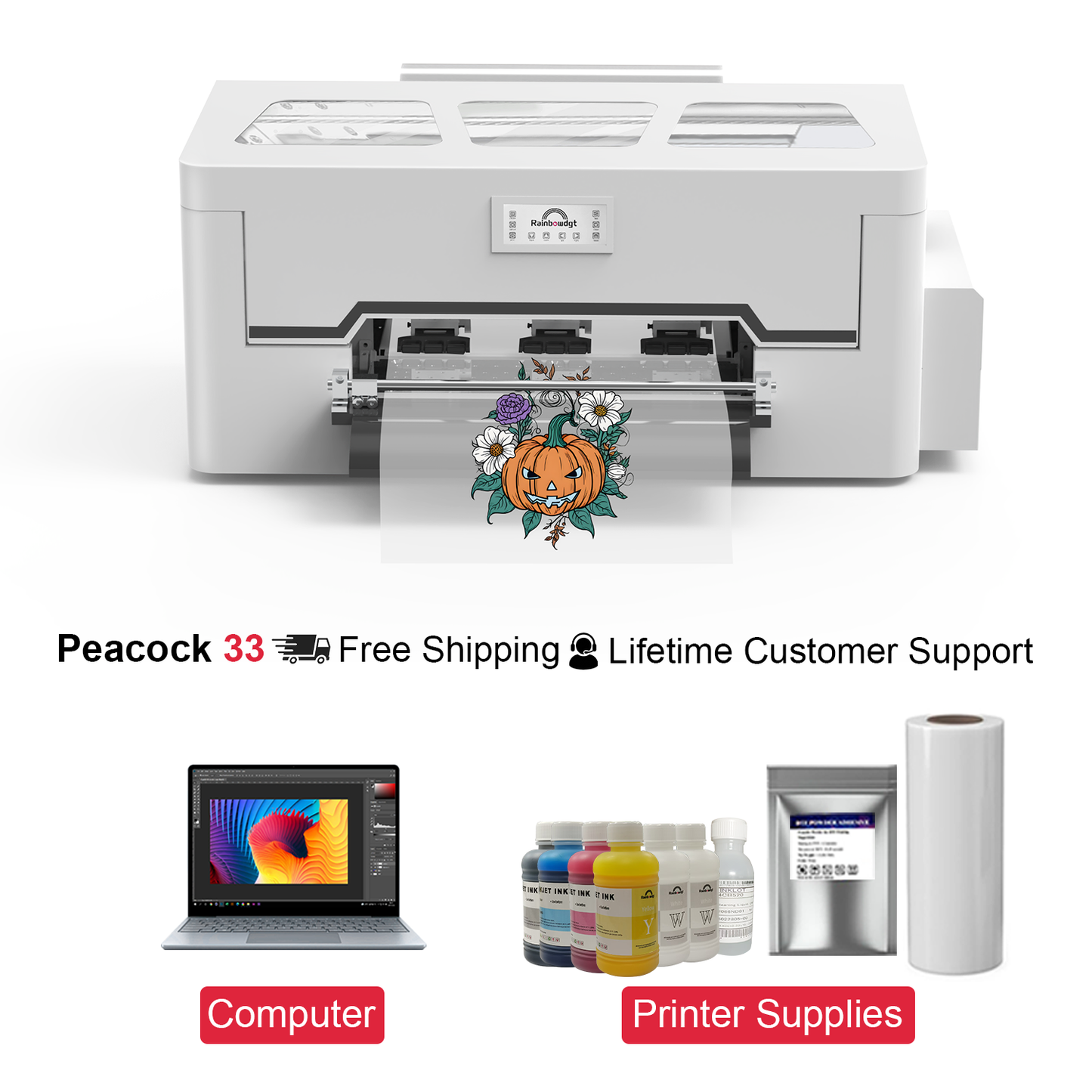 Peacock33 + Computer