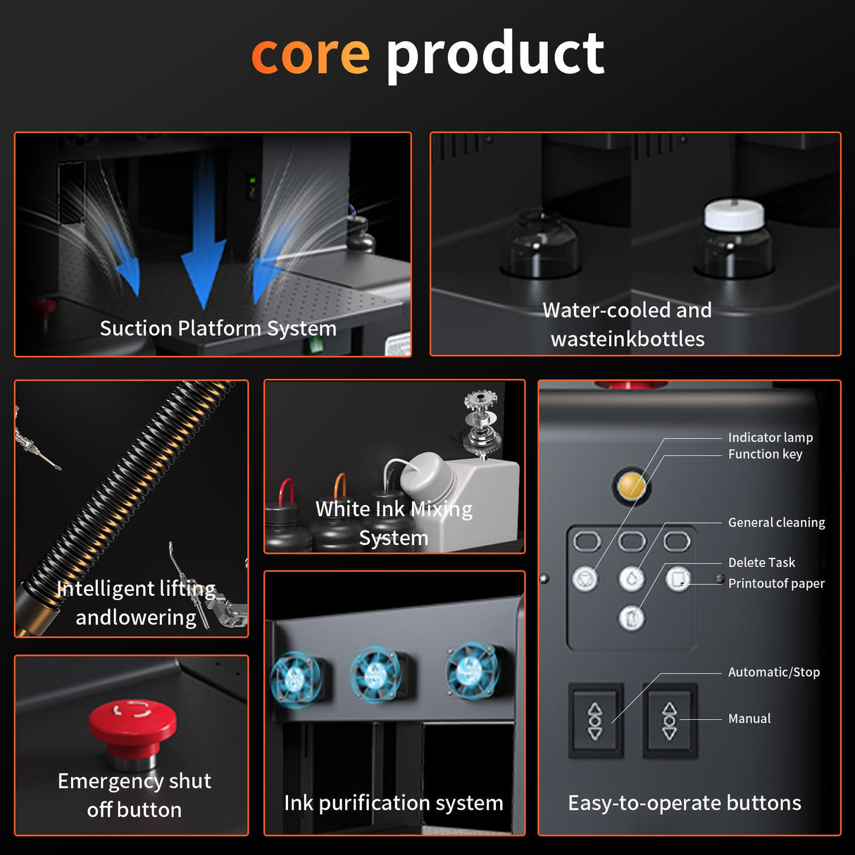 RB-3250 A3 Size UV Flatbed Printer