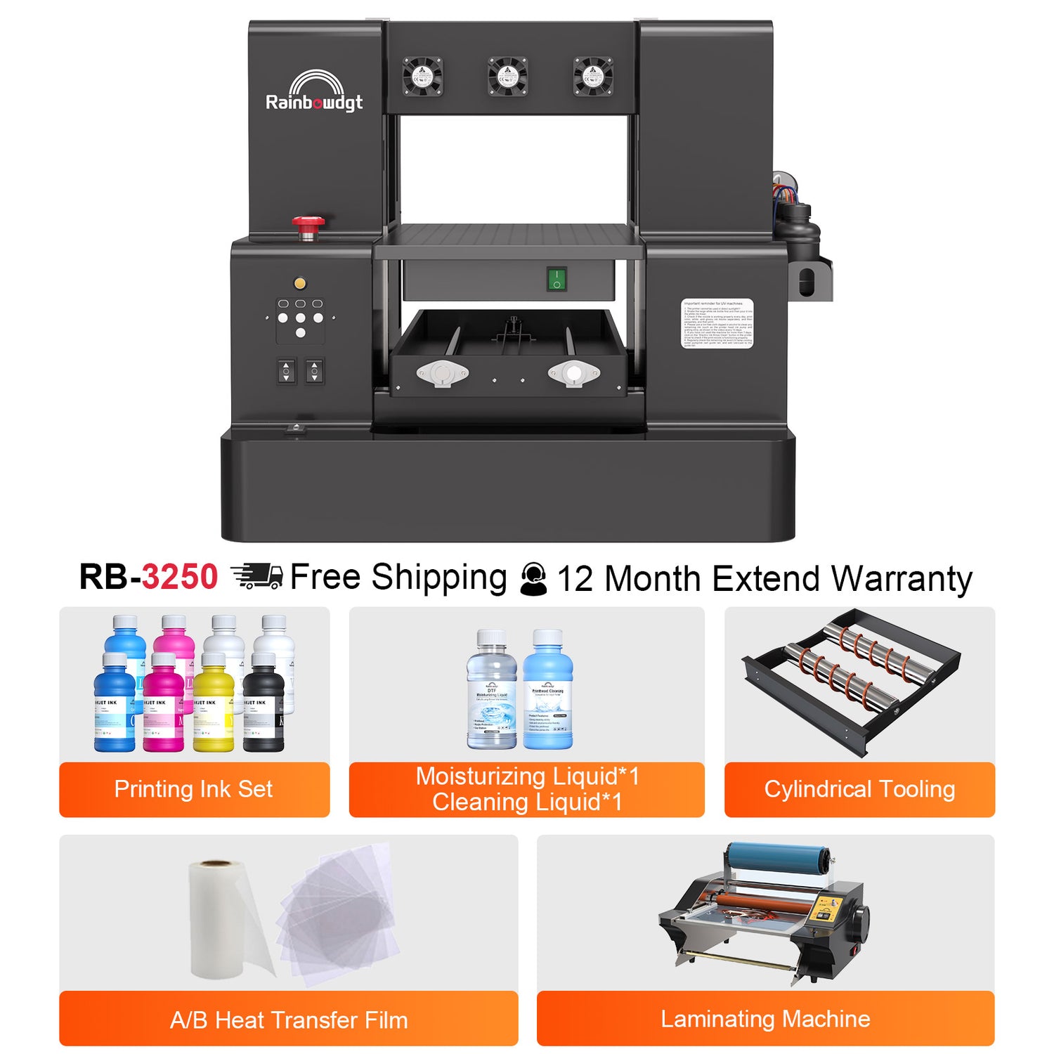 RB-3250 A3 Size UV Flatbed Printer