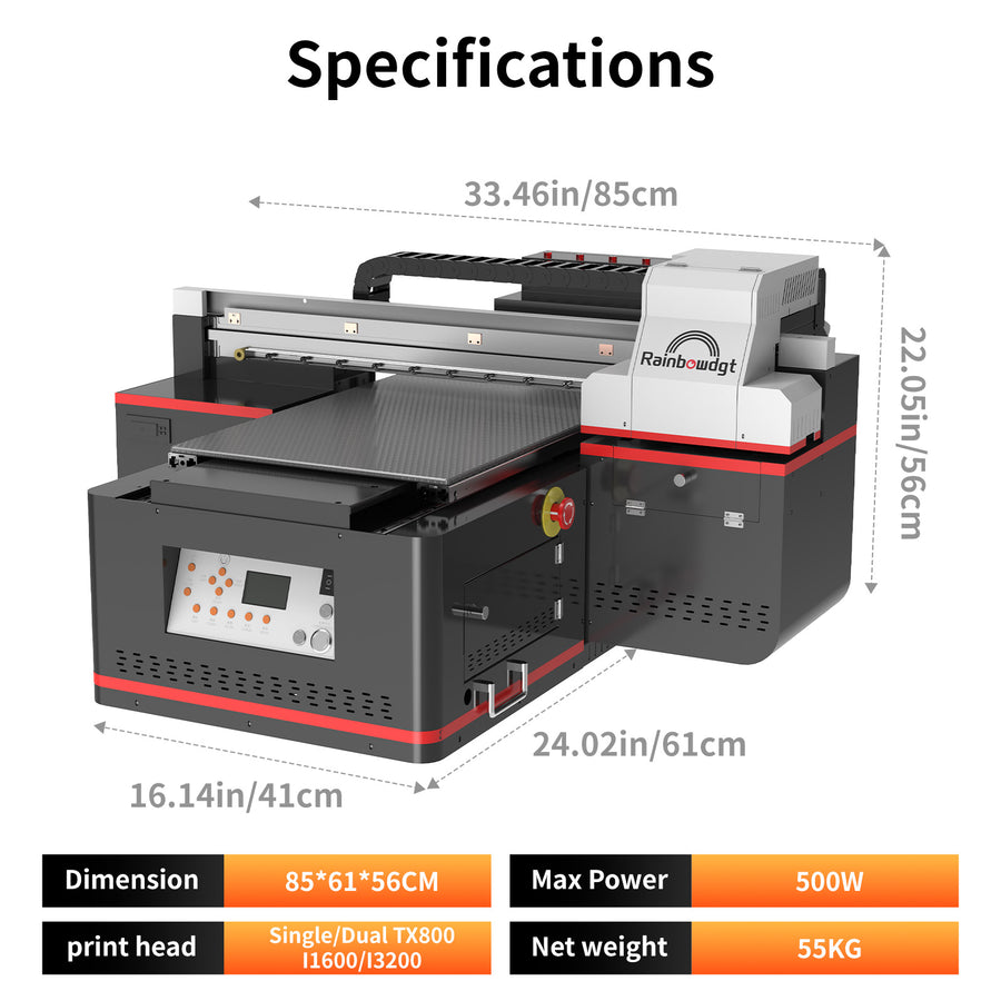 RB-4030 PRO A3 UV Printer | Professional Industrial Solution | Rainbow ...
