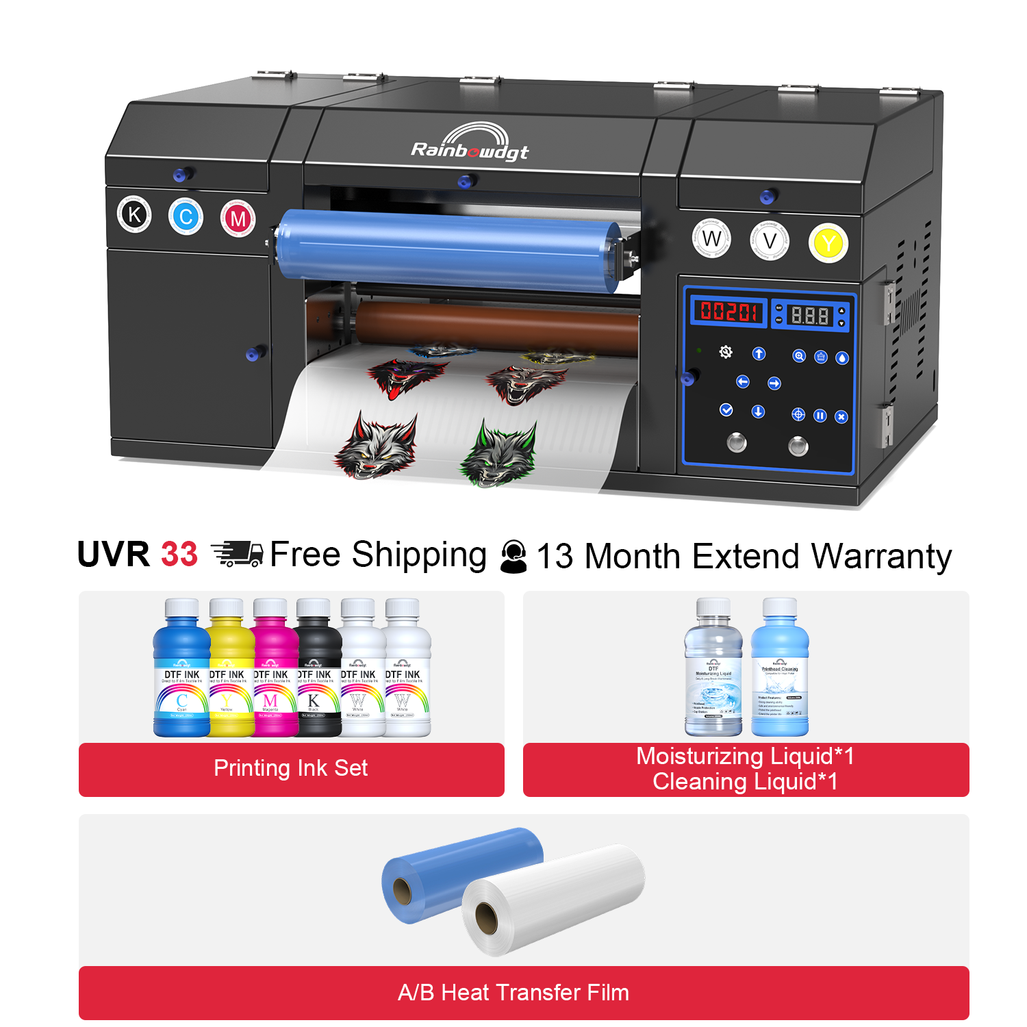 UVR-33 UV DTF Printer