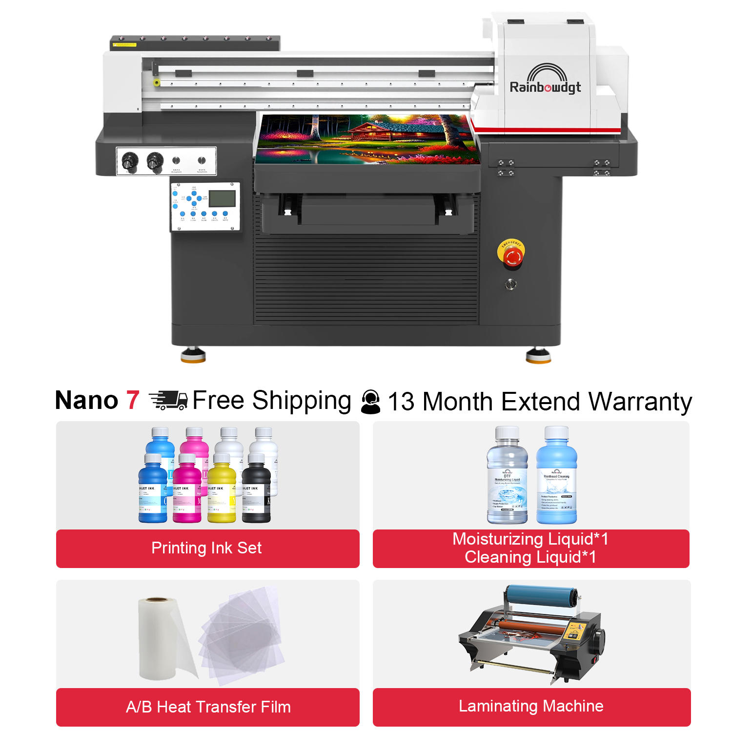 Nano 7 PRO A2+ UV Printer