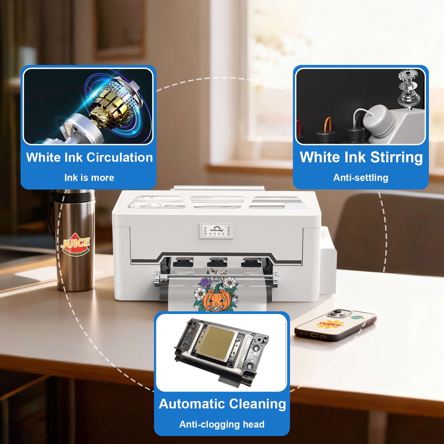 Peacock33 (Single XP600) A3 DTF Printer