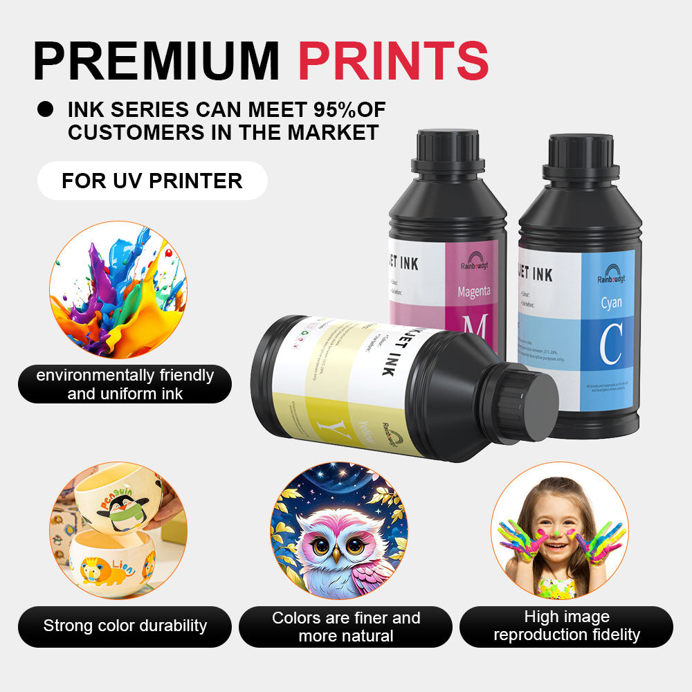 UV Ink 500ml*8 cmykwv