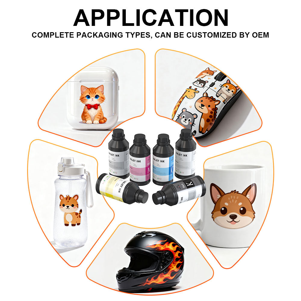 UV Ink 500ml*8 cmykwv